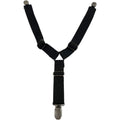 Ludake Pet Diaper Suspender Belly Bands For Small Dogs Adjustable Nappy Straps And Physiological Pants Holder Clips In Black Color Small Size