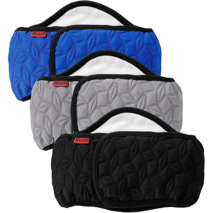 Mkono Male Dog Belly Band Wraps Washable Dog Diapers For Small And Medium Dogs Blue Black Gray 3 Pack Waist 14.2 Inches To 20 Inches