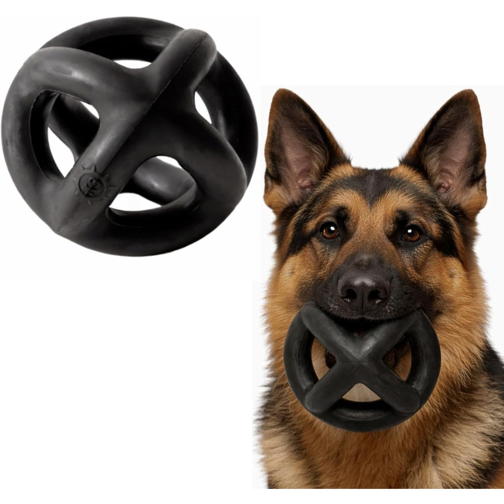 Monster K9 Dog Toys Ultra Durable Ring Ball Virtually Indestructible Chew Toy For Medium And Large Breeds 5.5 Inch