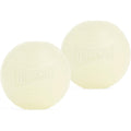 Chuckit! Max Glow Balls For Dogs Medium 2.5 Inch Rubber Fetch Toy 2 Pack White