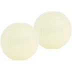 Chuckit! Max Glow Balls For Dogs Medium 2.5 Inch Rubber Fetch Toy 2 Pack White