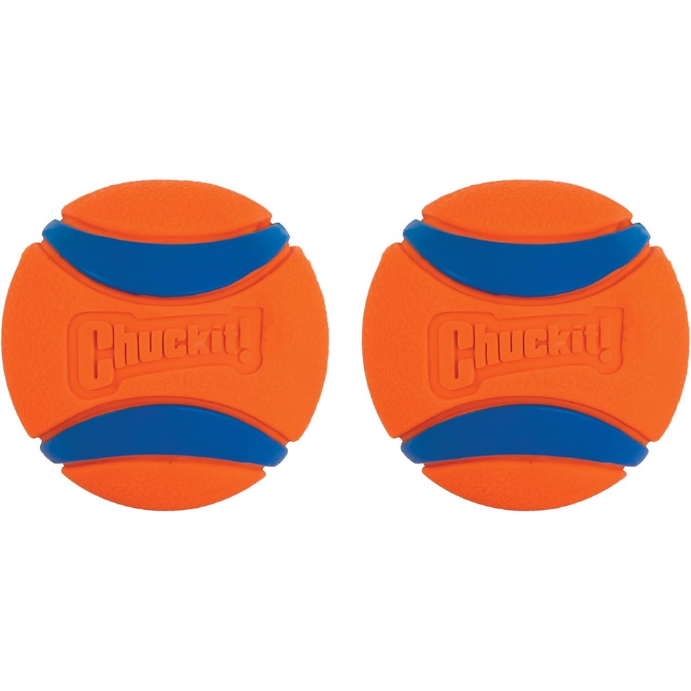 Chuckit! Ultra Ball Dog Toy High Bounce Durable Rubber Fetch Balls Small 2 Inch Pack Of 2