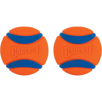 Chuckit! Ultra Ball Dog Toy High Bounce Durable Rubber Fetch Balls Small 2 Inch Pack Of 2