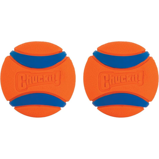 Chuckit! Ultra Ball Dog Toy High Bounce Durable Rubber Fetch Balls Small 2 Inch Pack Of 2