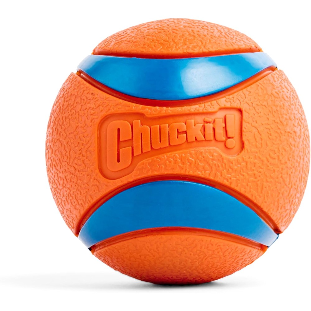Chuckit! Ultra Ball Dog Toy Large 3 Inch Diameter For Dogs 60 To 100 Pounds Durable High Bounce Rubber Fetch Toy