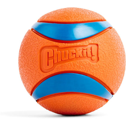 Chuckit! Ultra Ball Dog Toy Large 3 Inch Diameter For Dogs 60 To 100 Pounds Durable High Bounce Rubber Fetch Toy