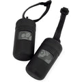 Best Pet Supplies Dog Poop Bag Holder Leash Attachment Reusable Dispenser For Pet Waste Bags With Frankincense Scented Bags Black Pack Of 2