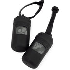 Best Pet Supplies Dog Poop Bag Holder Leash Attachment Reusable Dispenser For Pet Waste Bags With Frankincense Scented Bags Black Pack Of 2