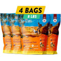 Addiction Outback Kangaroo Feast Air-Dried Grain-Free Dog Food Complete Meal And Topper For Sensitive Skin And Coat Health Two Pounds Four Packs