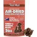 Real Meat Company Air Dried Dog Food Trial Size Turkey And Venison Recipe High Protein Grain Free Pet Food 5 Ounce Pouch