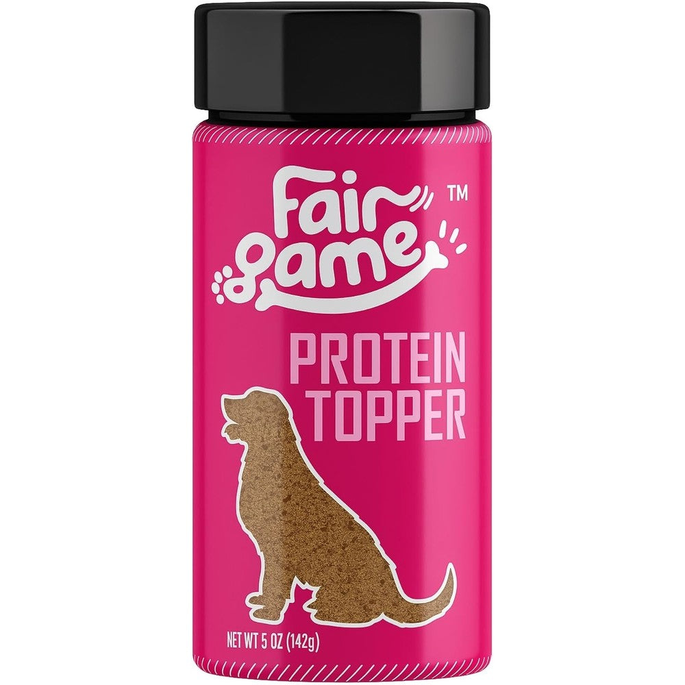 Fair Game Protein Dust Dog Food Topper Free Range African Venison High Protein Air Dried Powdered Meal Enhancer 5 Ounce