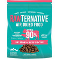 Grandma Mae's Country Naturals RawTernative Air Dried Dog Food High Protein Salmon And Beef Recipe With New Zealand Green Mussels 1 Pound