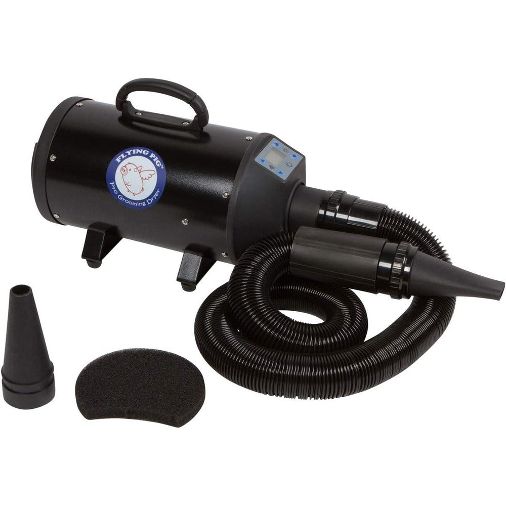 Flying Pig Digital Control Professional Pet Grooming Dryer Model Flying One Plus High Velocity Dog Hair Dryer For All Coat Types