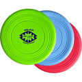 Jsonoye 100 Percent Silicone Flying Disc For Dog Training 7 Inches Durable Set Of 3 In Green Blue And Red