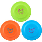 Xigou Dog Flying Disc 3 Piece Competition Dog Flyer Toy Soft Indestructible Natural Rubber Lightweight Fetch Discs For Dogs