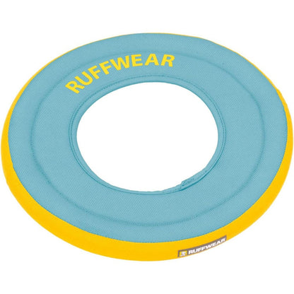 Ruffwear Hydro Plane Dog Flying Disc, Soft Buoyant Foam Floating Fetch Toy For Water And Snow, Biolumin Blue, 9 Inch Medium