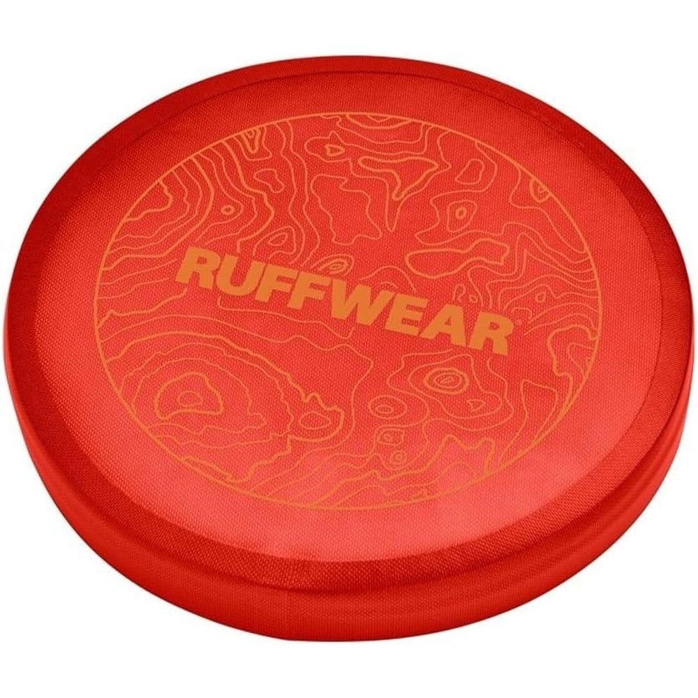 Ruffwear Camp Flyer Dog Flying Disc Lightweight Flexible 8.7 Inch Puncture Resistant Toy For Fetch In Red Sumac