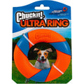 Chuckit! Ultra Ring Fetch And Chase Outdoor Dog Toy For All Dog Breeds With Erratic Bouncing Action And High Visibility Rubber Design