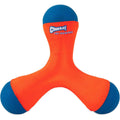 Chuckit! Tri Bumper Floating And Bouncing Dog Toy For Fetch And Tug Play Medium Orange And Blue