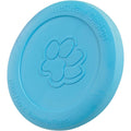 West Paw Zogoflex Zisc Dog Flying Disc For Fetch And Play Durable Lightweight Pet Toy Small 6.5 Inch In Aqua Blue