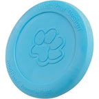 West Paw Zogoflex Zisc Dog Flying Disc For Fetch And Play Durable Lightweight Pet Toy Small 6.5 Inch In Aqua Blue