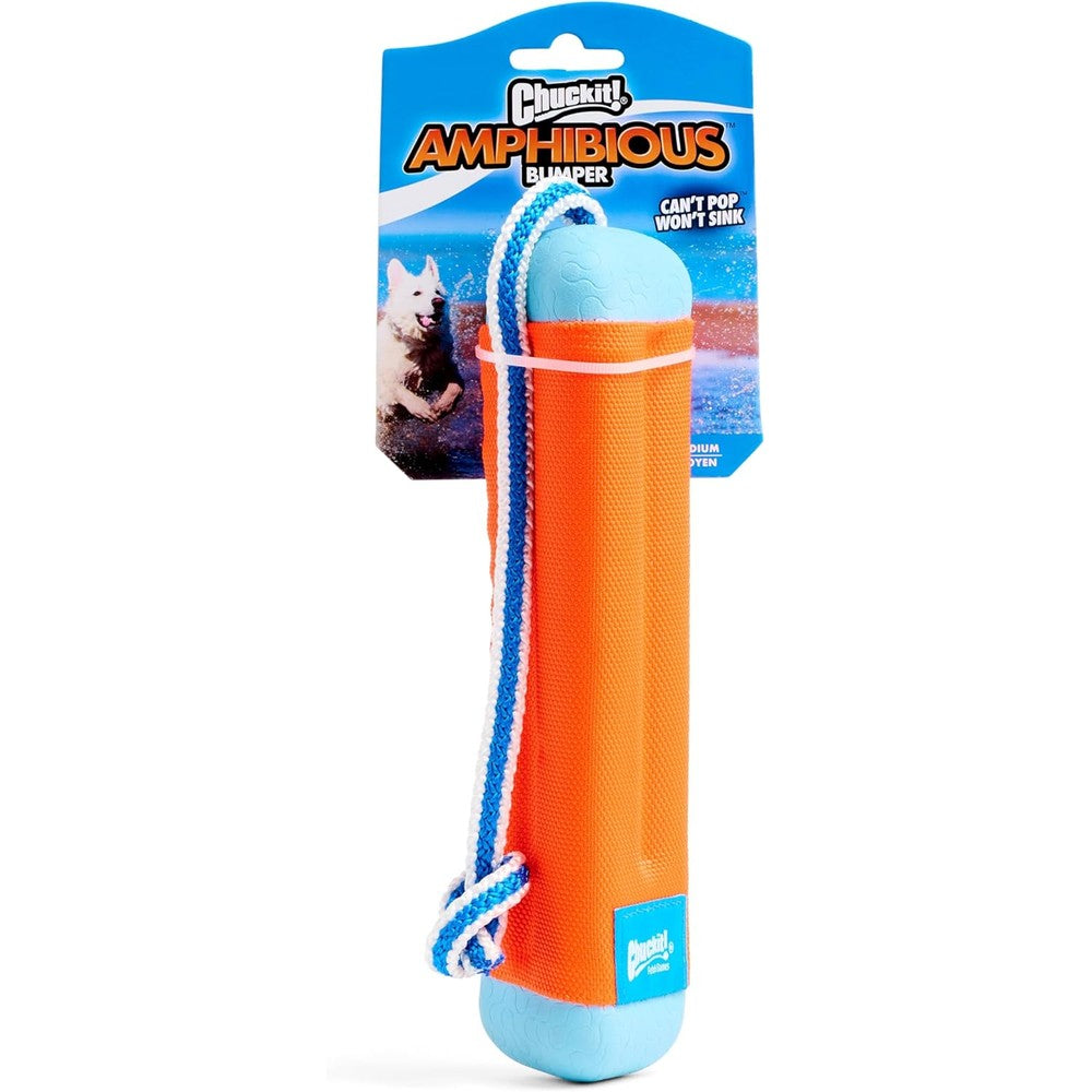Chuckit! Amphibious Bumper Floating Fetch Dog Toy For Waterplay Small For Dogs Up To Sixty Pounds Assorted Colors