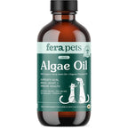 Fera Pets Vegan Algae Oil Omega 3 Plant Based Supplement For Dogs And Cats Immune Heart Brain Skin And Coat Support 8 Ounces