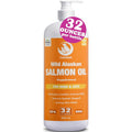 LEGITPET Wild Alaskan Salmon Oil For Dogs And Cats Omega 3 6 9 Liquid EPA DHA Fish Oil Skin And Coat Supplement For Itchy Relief 32 Ounce