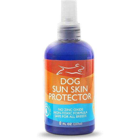 Emmy's Best Pet Products Dog Sunscreen Sun Skin Protector Spray Non Greasy Zinc Oxide Free For All Breeds 8 Fluid Ounces