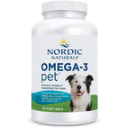 Nordic Naturals Omega 3 Pet Supplement Fish Oil For Dogs With Essential Fatty Acids EPA And DHA Unflavored 320 Milligram 180 Soft Gels