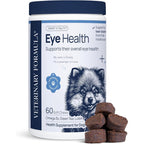 Veterinary Formula Smart Vitality Eye Health Supplement For Dogs Vet Formulated Tear Stain Chews With Omega Three Lutein And Cranberry Pork Flavor ...
