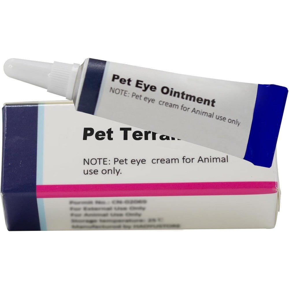 HAOYUSTORE Pet Eye Cream Soothing Over The Counter Daily Hygiene Ointment For Dogs Cats And Livestock 3.5 Grams
