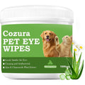 Cozura Pet Eye Wipes And Tear Stain Remover For Dogs And Cats Hypoallergenic Eye Cleaning Pads For Crust And Discharge 100 Count