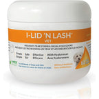 I-LID 'N LASH Vet Dog Eye Wipes For Tear Stain Prevention And Ocular Hygiene Cleansing With Hyaluronan 60 Wipes