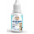 QUQU Natural Pet Eye Drops For Dogs Cats And Horses 30 Milliliters 1 Fluid Ounce Sterile Cleansing Solution For Irritation And Tear Stains