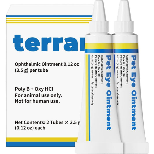 DURVMED Pet Eye Care Cream For Cats Dogs Horses And Birds Supports Comfort And Moisture Double Pack Two Tubes Three Point Five Grams
