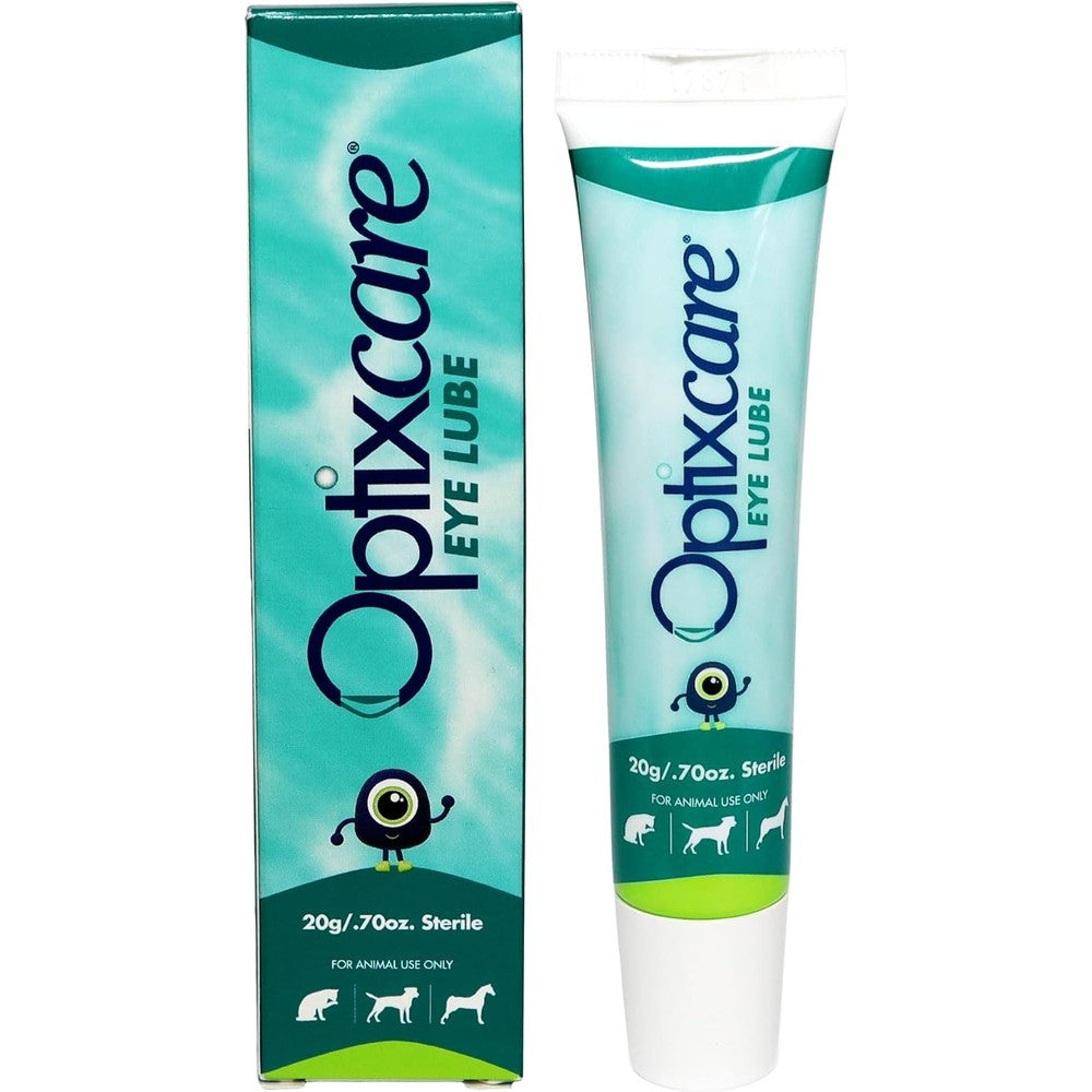 Optixcare Eye Lube Veterinary Ophthalmic Lubricating Gel For Dogs Cats And Horses Long Lasting Corneal Moisture Support 20 Grams