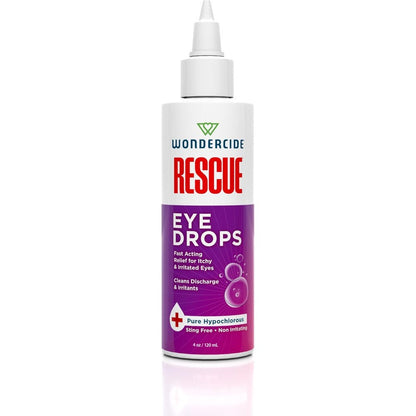 Wondercide Rescue Eye Drops And Wash For Pets Soothing Relief For Dogs And Cats From Allergies And Discharge Four Ounce