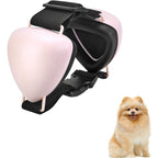 Zohan Dog Ear Muffs For Noise Protection And Anxiety Relief With Fast Snap Lock For Fireworks And Thunderstorms Pink Small Size