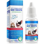 Bnhulmxw Ear Infection Treatment Drops For Dogs And Cats With One Percent Hydrocortisone For Itchy Ear Relief Two Fluid Ounce
