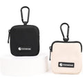 Coowone 2 Pieces Dog Treat Pouch Waterproof Small Hands Free Pet Training Bag With Carabiner Black And Beige