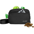 Runlight Dog Training Treat Pouch Fanny Pack And Crossbody Dog Walking Bag With Poop Bag Dispenser Black One Size