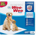 Four Paws Wee-Wee Superior Performance Unscented Pee Pads For Dogs And Puppies Quilted Potty Training Floor Protection 22 By 23 Inches 100 Count