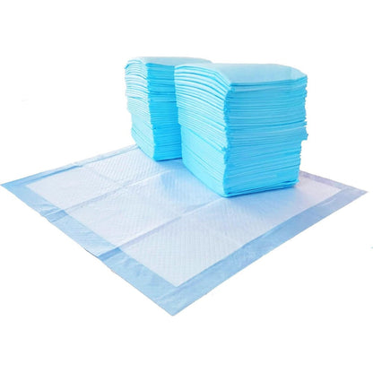 Amazon Basics Scented Dog And Puppy Potty Training Pee Pads 5 Layer Leak Proof Super Absorbent With Quick Dry Surface Regular Size 22 x 22 Inch Blu...
