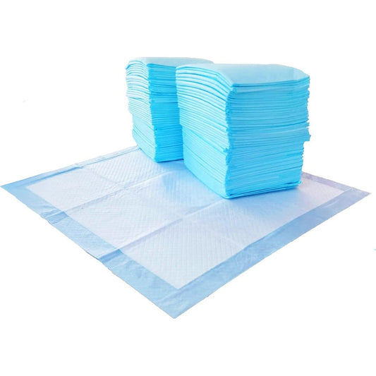 Amazon Basics Scented Dog And Puppy Potty Training Pee Pads 5 Layer Leak Proof Super Absorbent With Quick Dry Surface Regular Size 22 x 22 Inch Blu...