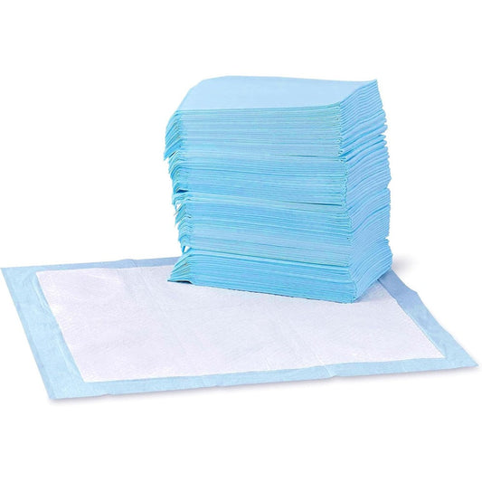 Amazon Basics Leak Proof Dog And Puppy Potty Training Pee Pads With Quick Dry 5 Layer Super Absorbent Design Regular Size 22 x 22 Inch 100 Count