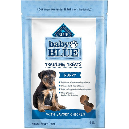 Blue Buffalo Baby Blue Training Treats Natural Puppy Soft Dog Treats Savory Chicken Four Ounce Bag