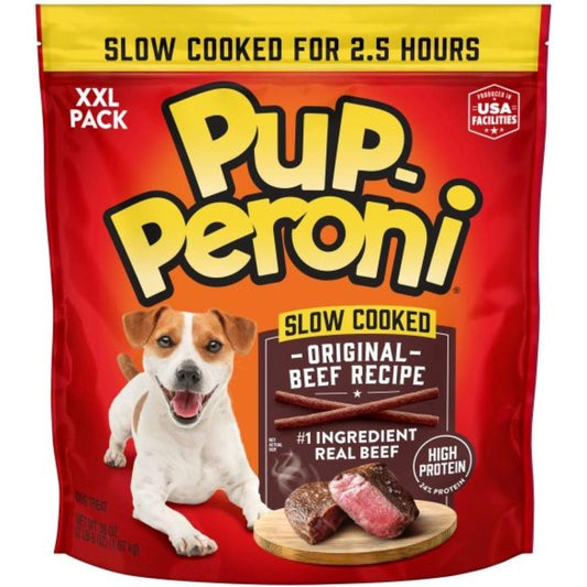 Pup-Peroni Original Beef Recipe Soft And Chewy Dog Treats Made With Real Beef High Protein Pet Snacks Imported From United States 38 Ounce Bag