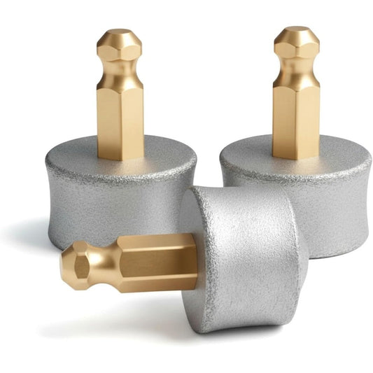 Heusom Silent Groom Pro Replacement Drum Grinders For Electric Pet Nail Trimmer 3 Piece Set
