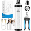 Viwik Dog Nail Grinder And Dog Nail Trimmers Kit For Large Medium Small Dogs And Cats With Led Light And Two Speed Quiet Electric Operation